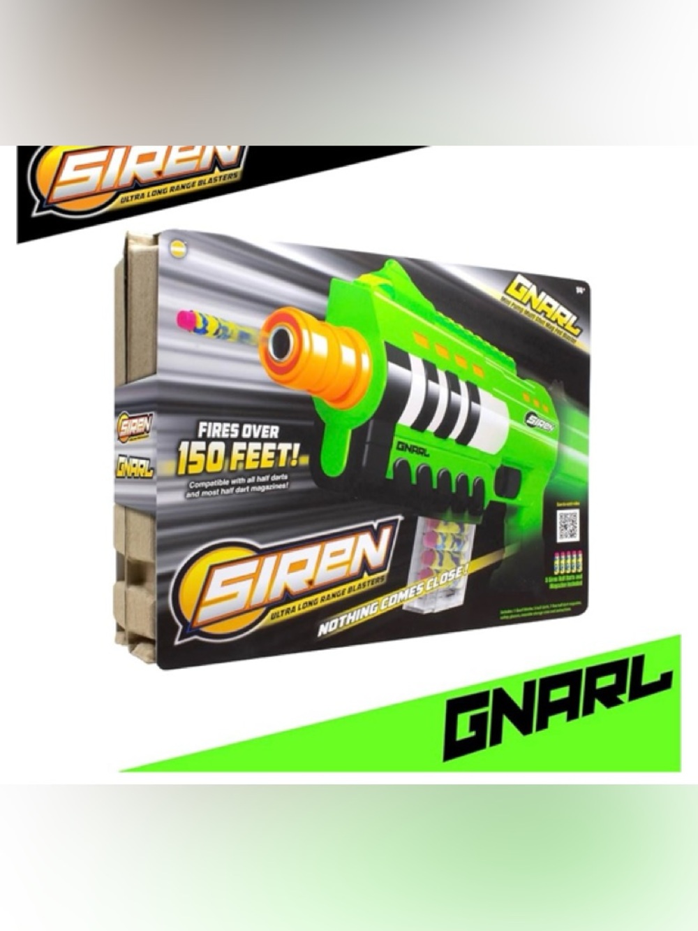Siren GnarL Green Foam Dart Blaster